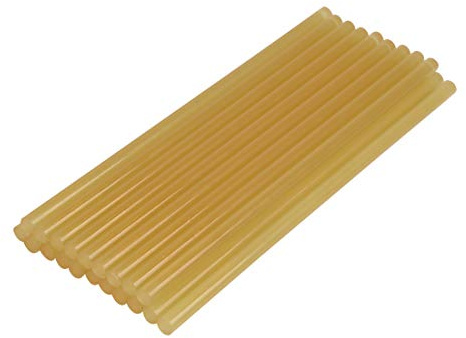X AUTOHAUX 20 Bâtons Colle Chaude 7x200mm Pour Réparation Sans Peinture | Jaune, Point De Ramollissement 100°C, Pas Toxique, Haute Viscosité, Pour Pistolet À Colle