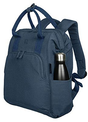 Tucano - Ampio Backpack PC e Laptop 14, Compatibile con MacBook PRO 13, 14 e 15, Zaino Capiente da Ufficio e università, in Poliestere Riciclato