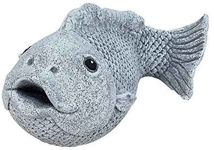 stoneandstyle Steinfigur Karpfen Kunibert Koi Fisch frostfest wetterfest