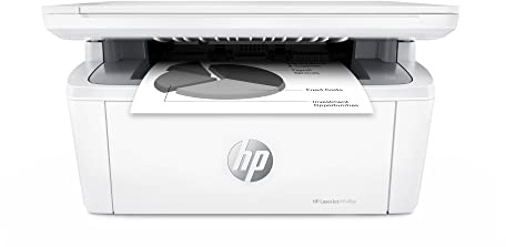 HP Laserjet MFP M140w Wireless Monochrome All-in-One Printer, Copier, Scanner, Phone, Tablet, for Home, Office Use, Easy Setup, Auto-On/Off Technology Compact White 7MD72F (Renewed)