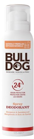 Bulldog Déodorant Bergamote et Bois de Santal Spray 125 ml