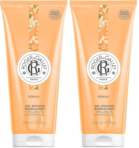Roger and Gallet - Gel doccia Néroli, 200 ml (Confezione da 2)