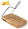 Jasfyee Cheese Slicer, Wooden Cheese Cutter, Multifunctional Cheese Wire Cutter Suitable For Cheese, Cheese, Butter, Fruits, Vegetables
