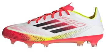 adidas F50 Pro FG Stealth Victory - Zapatillas de fútbol, Color Blanco y Negro, Talla 42