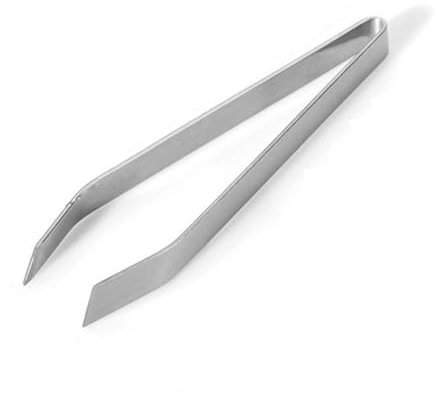 TOPBATHY Stainless Steel Fish Bone Tweezers Precision Slant Tweezers for Removing Fish Bones from Kitchen to Crafting