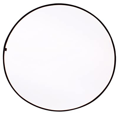 KICHOUSE 5-in-1 Faltbarer Fotoreflektor 60cm Rund Tragbarer Lichtreflektor aus Stoff und Aluminium Lichtsteuerung für Outdoor und Studiofotografie Kamera Zubehör für Makro und Stillleben