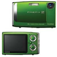 Fujifilm FinePix Z10FD Digital Camera 7.2 Megapixel with Fujinon 3x Optical Zoom Lens 2.5-Inch LCD Wasabi Green (Renewed)