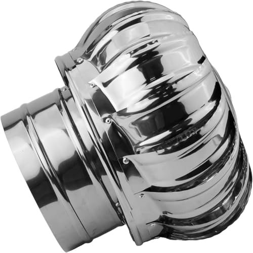 Comignolo, Ventola Rotante a consumo energetico Zero, Risparmio energetico, tutela Ambientale, Silenzioso e Silenzioso. Il comignolo è Adatto per cucine e caminetti.,A01,20cm