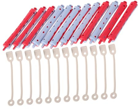 Bigoudis de Coiffure 12 Pièces en Pp pour Cheveux, Usage Salon