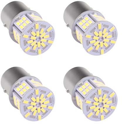 4 bombillas LED 1157 6000K 12V para freno trasero y estacionamiento | Calidad confiable, diseño práctico y uso versátil para las necesidades diarias.