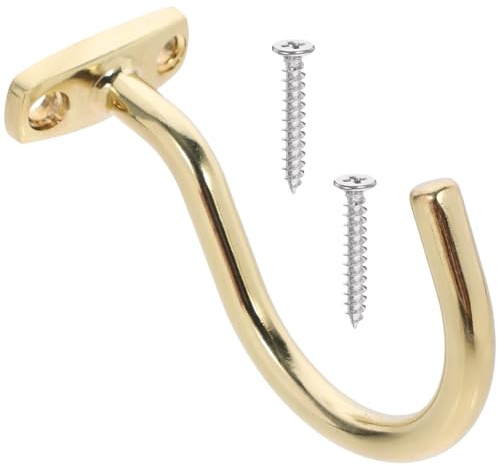 UKCOCO Replaceable Pool Hook for Snooker Table, Golden Iron Cue Rack | Triangle Frame Suspension, Practical Bridge Storage, E27 Ceramic Lamp Holder