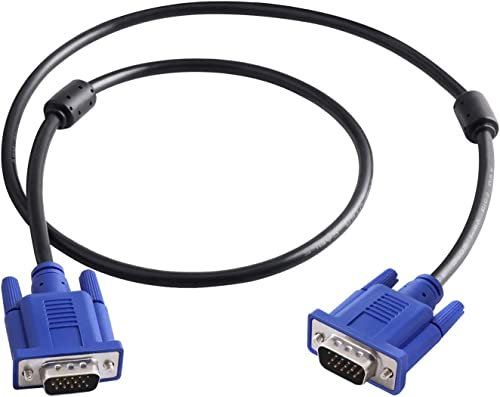 Auroh Cavo da VGA a VGA, 2,8 m, 15 pin, 1080p, Full HD, SVGA/VGA, maschio a maschio, prolunga per monitor, PC, laptop, proiettori TV