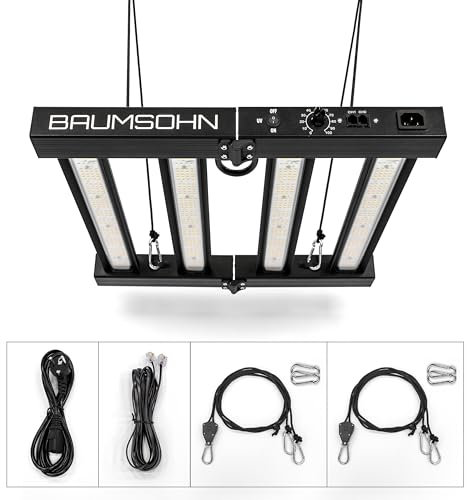 Baumsohn® ProLine GL1000W Vollspektrum LED Grow Light Pflanzenlampe mit LED Technologie Pflanzenlicht dimmbar mit 5 Jahre Herstellergarantie