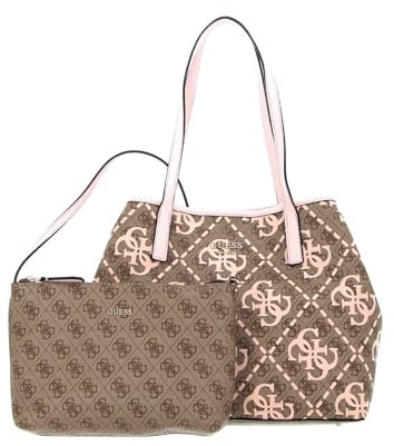 GUESS HWOQ6995280 VIKKY TOTE Women Latte Logo/blasse Rose Size One Size