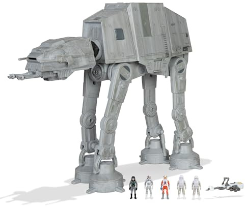 Bizak Star Wars Micro Galaxy Squadron AT-AT 25 cm Assault Vehicle with Accessories and 5 Figures (62610170)