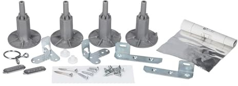 LUTH Premium Profi Parts Montagematerial mit Füßen kompatibel mit Beko 1784430116 für integrierte Geschirrspüler