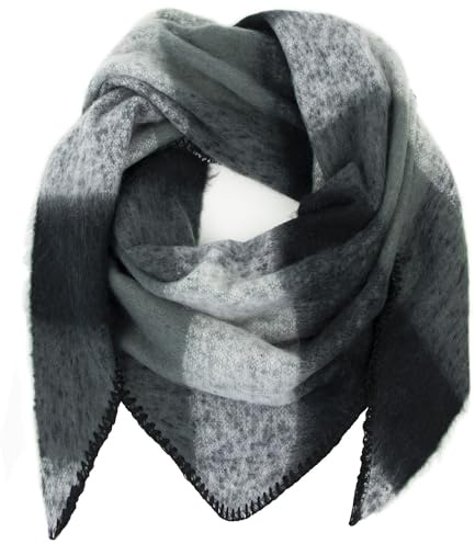 Gloop Damen Schal XXL Strick Dreieck Schal Halstuch Dreieckstuch kuschelig flauschig ohne Kratze an Haut 200×140 CM