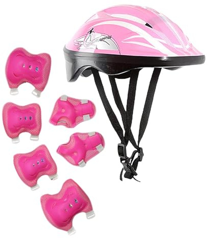 Attrezzatura protettiva per skateboard per bambini, kit di protezione di sicurezza, kit di sicurezza per bambini per pattinaggio a rotelle, attrezzatura di protezione per skateboard, scooter,