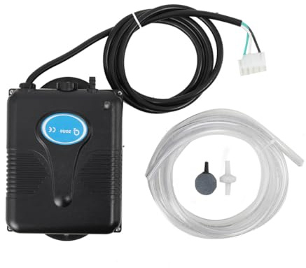 Cozyel Ozongenerator für Wasser und Luft 200mg/h, Ozonisator Wasser Luft Reiniger für Wasser, Gemüse, Obst, kleine Pools, Badewannen, Ozonisator für Pool