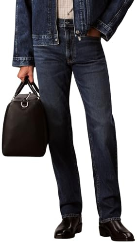 Calvin Klein Jean Homme Oil Slick Jean Coupe Droite