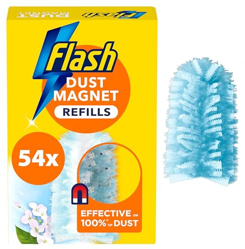 Flash Dust Magnet Scented Duster Refills, 54 Units