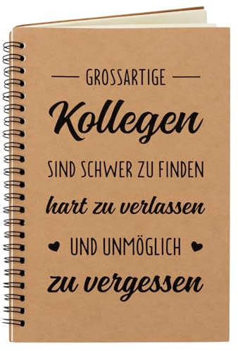 MEJOSER 21x14.5cm Abschiedsgeschenk Kollegen A5 Notizblock GROß, Geschenk für Kollegen Kollegin Chef Chefin Jobwechsel Büro, Notizblock Liniert Notizbuch Weihnachtsgeschenke, Geschenke zum Abschied