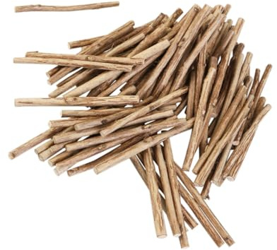 Operitacx 100piezas Palitos De Madera De Boj Diámetro Para Manualidades y Decoración