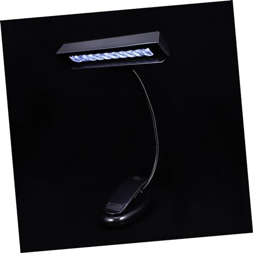 Yardwe Klavierleuchte Mit Klemme Faltbare Led Tischleuchte Augenschutzlampe Für Klavier Notenleuchte Batteriebetrieben Lampe Für Klavier Mit Clip