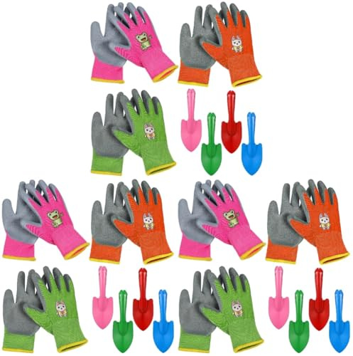 iplusmile Lot De 3 De Pelle pour Enfants Pelles À Main Outils De Jardinage Truelle De Jardin pour Enfants Pelles pour Creuser Mini Pelle À Main pour Enfants Truelle À Main en