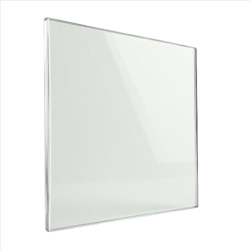 Godin - modèle : argentic-Ariegeois-gaz - 478 x 200 x 4 mm - Vitre d’Insert pour poêle à Bois - Verre de Rechange Haute température - jusqu'à 800°C