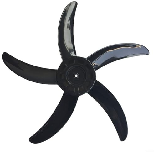 Ventola di ricambio in ABS da 50 cm (diametro 500 mm), design silenzioso a 5 pale con foro centrale da 8 mm, adatta per ventilatori da tavolo, flusso d'aria elevato e basso rumore (confezione da 1)