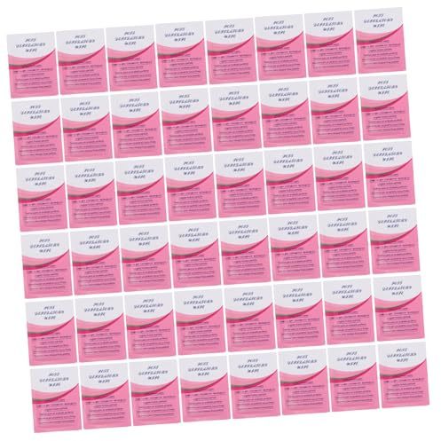PACKOVE Salviette Post-ceretta Detergenti per Rimozione Olio Cera, 50 Pezzi, Confezionate Singolarmente, Delicate sulla Pelle, per Trattamento Post-depilazione Viso e Corpo