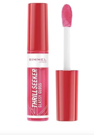 Rimmel Thrill Seeker Glassy Lip Gloss Fuchsia Punch 450 10Ml