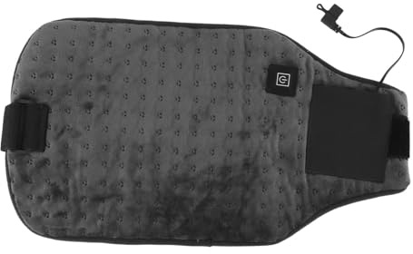 WOHPNLE USB angetriebener Heizheizung Wickel, einstellbare Temperatur schneller Heizkissen mit USB -Kraft für Taillenhalsknieschmerzen (Dark Gray)