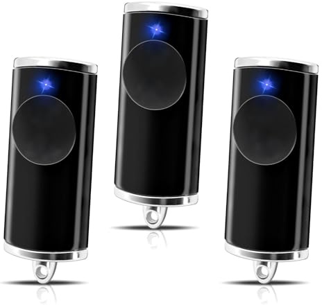 1-Kanal 868,3MHz Garagentoröffner Ersatz für Hörmann BS Serie – kompatible Funk-Fernbedienung, Rolling-Code Handsender (3, 1-Kanal)