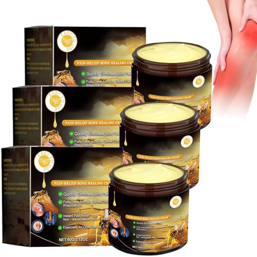 Bienengift Salbe,Crema naturale riscaldante contro dolori alle articolazioni e ai muscoli - Per dolori alla schiena, tensioni al ginocchio e al collo (3PCS)