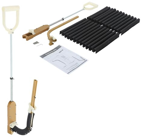 BRRIDE Agrafeuse pour chauffage au sol avec 1320 aiguilles de 20 mm, utilisation à une main, pistolet agrafeuse pour tuyaux de chauffage au sol, aiguilles et tubes PEX