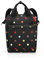 reisenthel allrounder R in Dots – Rucksack und Tragetasche in einem – Mit Stecklasche für Reisetrolleys