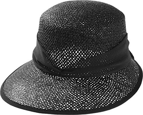 Harrys-Collection Eleganter Damenhut in ovaler Form, Kopfgröße:58, Farben:weiss