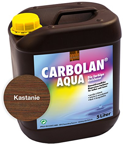 Carbolan Aqua Holzlasur, 5L (Kastanie)