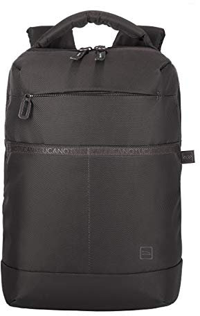 Tucano - Astra Backpack Backpack, Zaino Viaggio Porta Pc Compatibile con MacBook PRO/Air 13 e Laptop 13, in Poliestere Riciclato. Imbottito e Protettivo con Anti Shock System