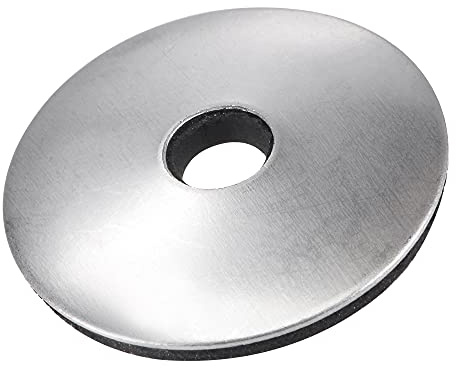 sourcing map Paquet de 50 Collé étanchéité Rondelles 25x5.5x2.8mm | Inox Acier, EPDM Caoutchouc, à Dos Vis Joint