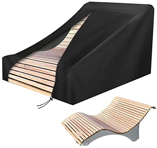 MRWiZMS Housse Transat Mobilier Jardin, Housse de Protection Bain De Soleil Imperméable, Housse de Transat pour Patio ExtéRieur, Tissu Oxford 420D, Imperméable Ensemble de Meubles de Jardin