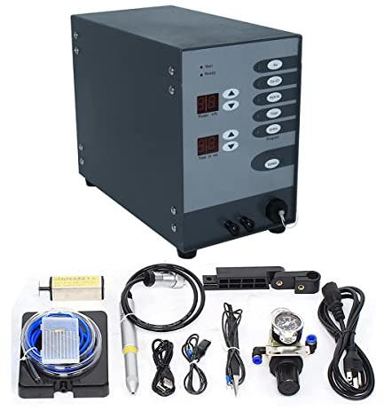 Automatic Spot Welder Pulse Argon Arc Welding Machine Jewelry Welder 110V Spot Welder for Jewelry Welding Jewelry Repair Tool 50-600A,100W