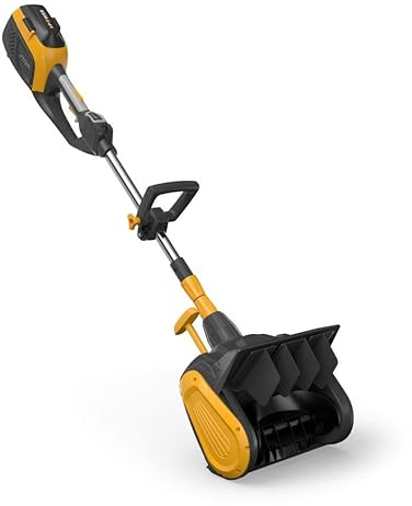 STIGA ST 300e Akku-Schneeschaufel - 48 V, bis zu 15 cm Tiefe, verstellbare Schnecke, Teleskopstiel (nur Gerät)