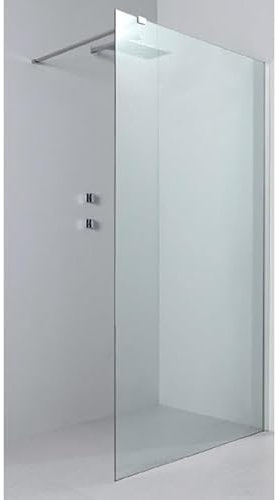 Frascio Box Doccia Walk In 80 cm Alto 200cm Cristallo Temperato da 8mm