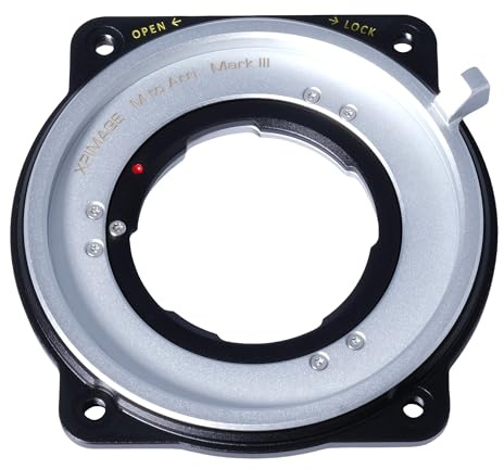 XPIMAGE Objektivadapterplatte kompatibel mit Leica M-Objektiven für ARRI-Camcorder