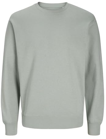 JACK & JONES Male Sweatshirt Einfarbig Sweatshirt | Relaxed Fit, Einfarbig, Langarm, Casual, Bei max. 40°C waschen