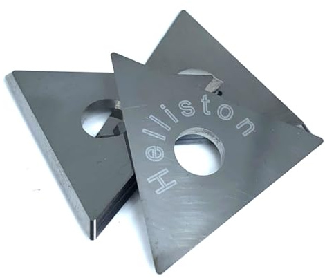 3 lame di ricambio 25 mm per raschietti Bacho Ergo 625, triangolo, metallo duro
