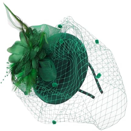 Mikinona Haar-Fascinator Vintage-Fascinator-Stirnband Kopfschmuck Für Hochzeit Festivalkopfbedeckung Partyhaarschmuck
